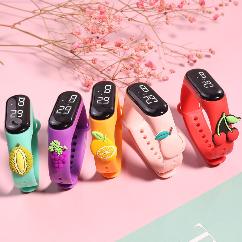 Relojes inteligentes táctiles para niños y niñas, pulsera deportiva Digital LED, regalo de cumpleaños, Xiaomi, Apple
