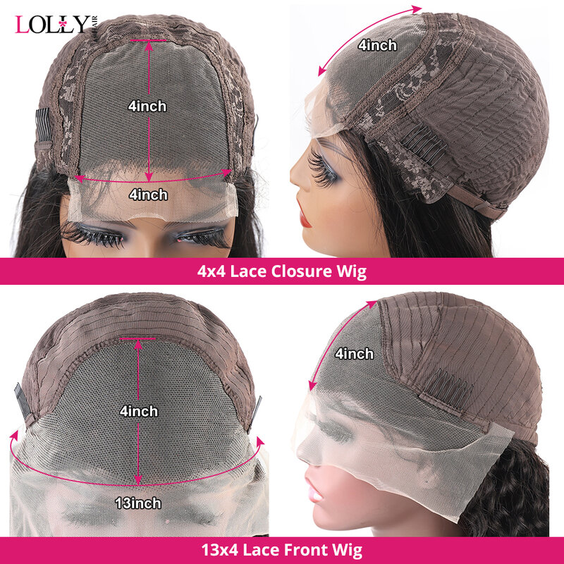 Perruque Lace Front Wig Body Wave naturelle, 13x4, 32 34 36 38 40 pouces, perruque Lace Wig transparente 4x4, perruque Closure Wig, pour femmes