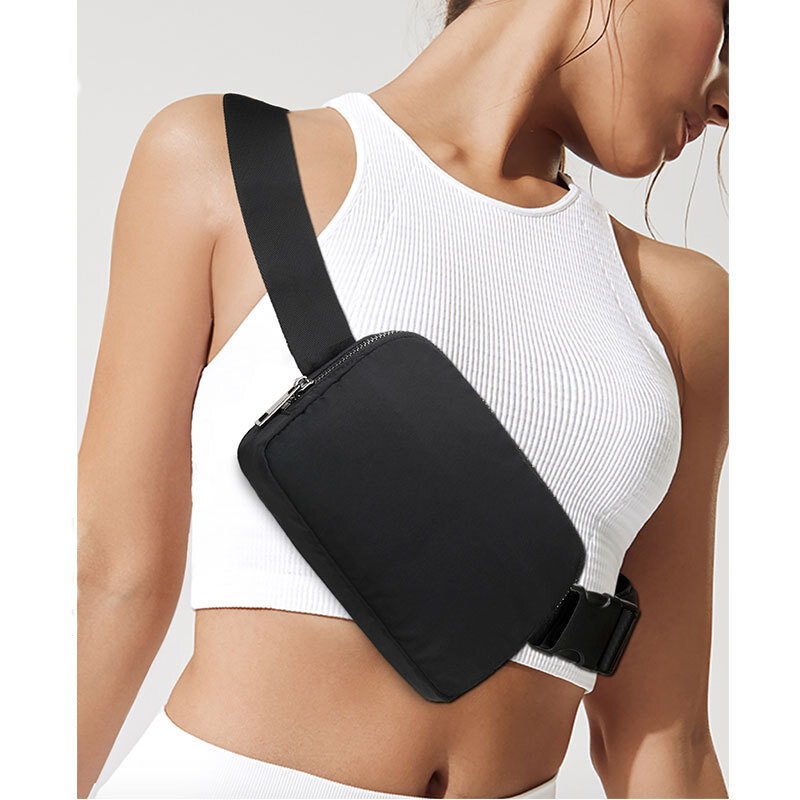 High Quality Everywhere Belt Bag Women Sport 1L Yoga Sports Waterproof Waist Bag Outdoor Sports Fitness Portable Messenger Bag