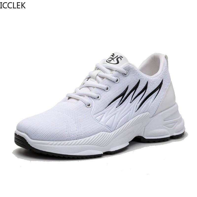 Spring New Fashion Trend Sports Shoes Mesh Breathable Soft Bottom Student Ccasual Shoes Outdoor All-match Running Shoes