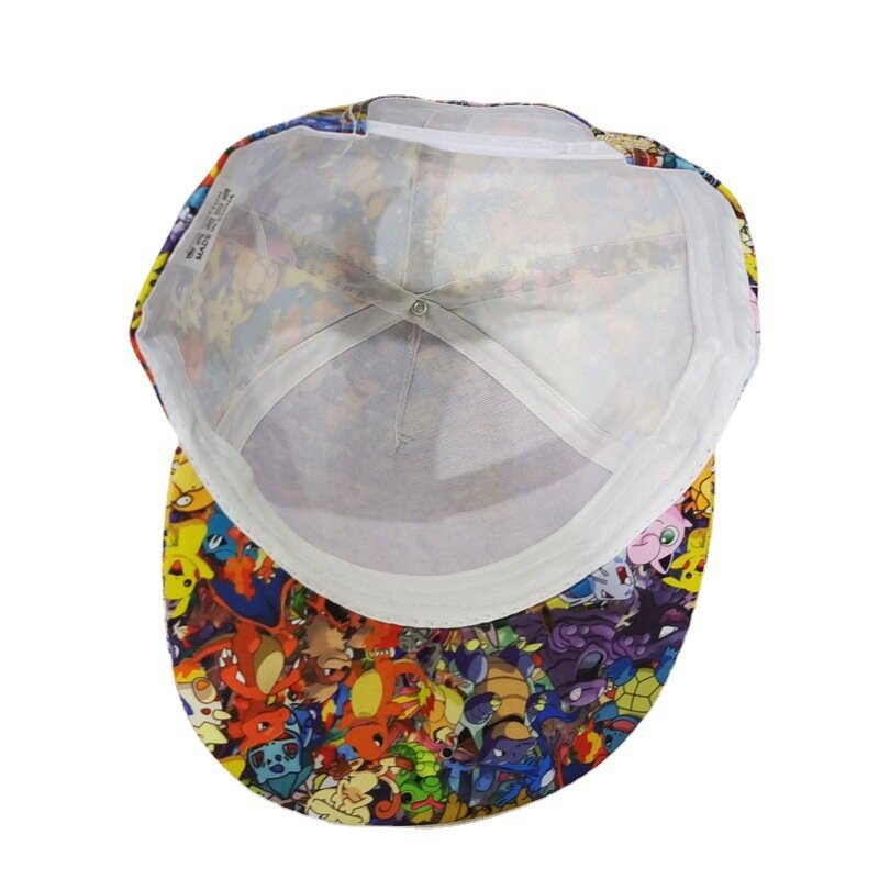 2023 애니메이션 포켓몬 야구 모자, 피카츄 모자, 조절 가능한 포켓몬 코스프레 힙합 모자, 여아 남아, 어린이 피규어 장난감 선물