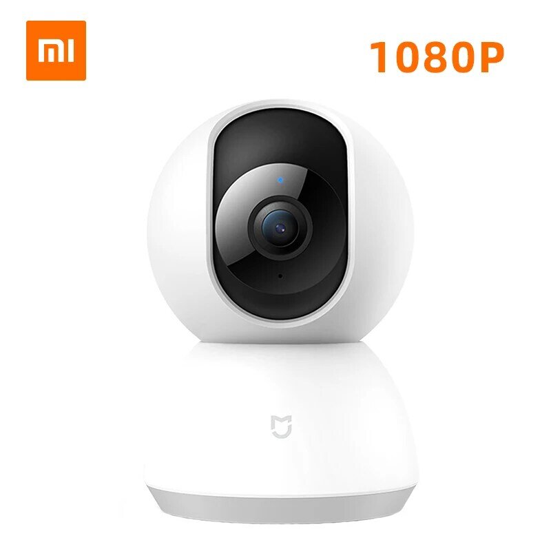 Xiaomi-Inteligentna kamera Mijia Mi 1080P IP z widokiem 360 stopni, bezprzewodowy rejestrator wideo z WiFi, noktowizorem, kamerka internetowa z zapisywaniem, bezpieczeństwo domowe