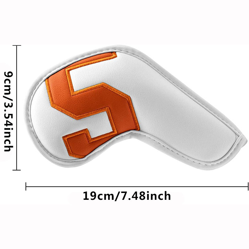 PGM железные головки для гольфа Чехлы кожаные водонепроницаемые для с волшебной лентой 10 шт. компоненты для гольф-клуба разные цвета стили