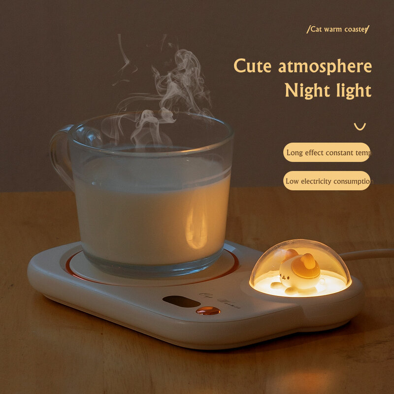 Cup Warmer Heat Beverage Mug Mat Keep Drink Warm Heater Heating Coaster Pad for Coffee Milk Tea 220V 20W 3 Gear