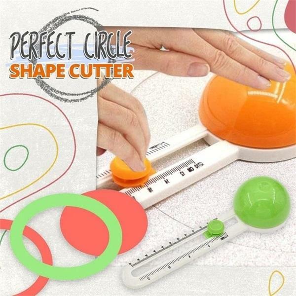 Círculo perfeito forma cortador ferramentas de corte de artesanato faca de corte redonda retalhos bússola círculo scrapbooking diy papel-corte