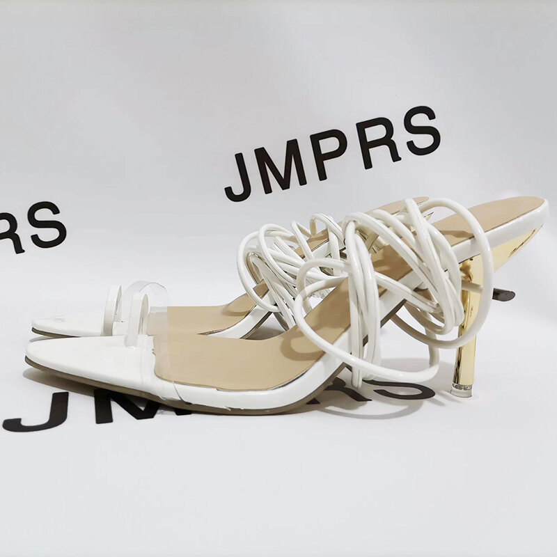 JMPRS موضة عبر حزام المصارع الصنادل النساء الصلبة كليب تو الخنجر الكعوب أحذية امرأة 2022 الصيف البلاستيكية Sandalias دي تاكون