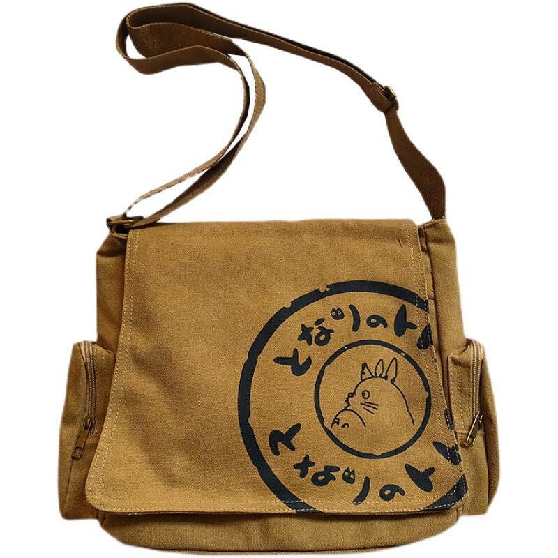 Женская сумка-почтальонка с принтом «Мой сосед Тоторо»