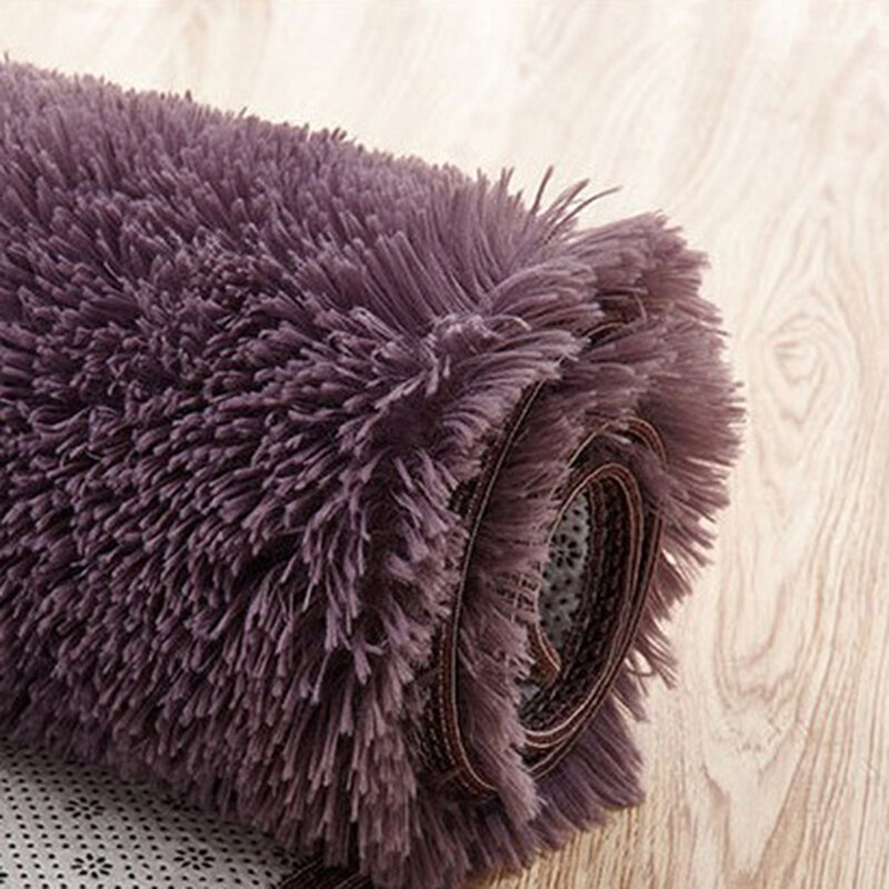 40*60cm puszyste dywaniki antypoślizgowe włochaty dywan typu Shaggy jadalnia dywan do sypialni mata podłogowa