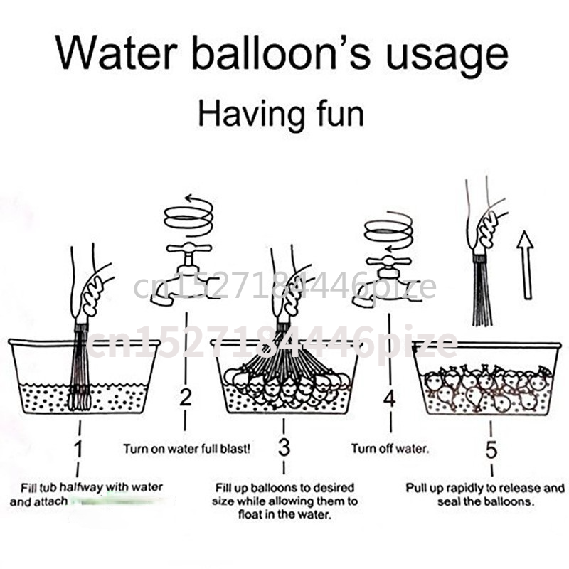 Ballons à eau de remplissage pour enfants, 111 pièces/sac, jouet d'extérieur d'été amusant, bombes, nouveauté, bâillon, jouets