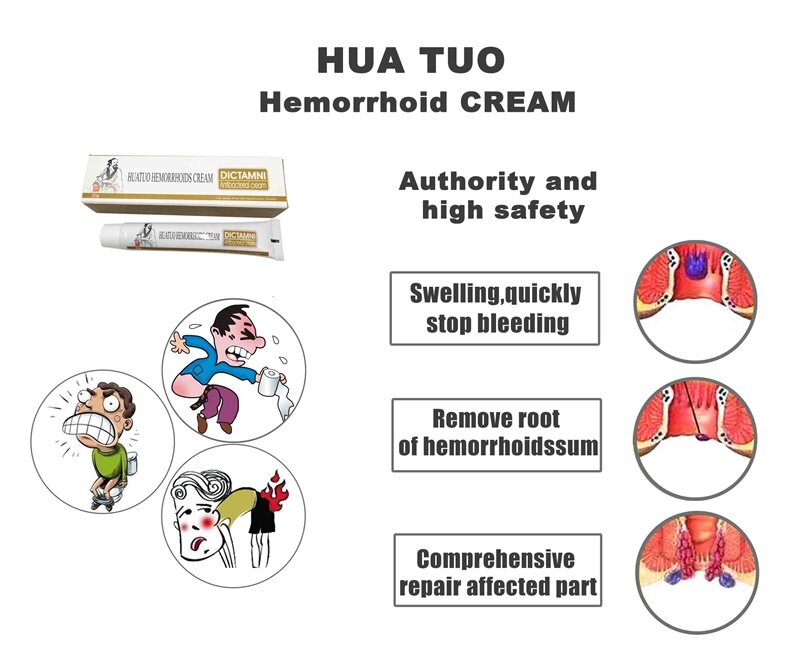 3 stücke Chinesischen Kräuter Huatuo Hämorrhoiden Salbe Creme Hämorrhoiden Behandlung Creme