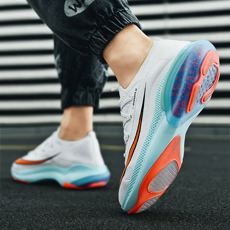 Zapatillas de correr para hombre y mujer, Tenis informales con plataforma, calzado para correr, baloncesto, 2023