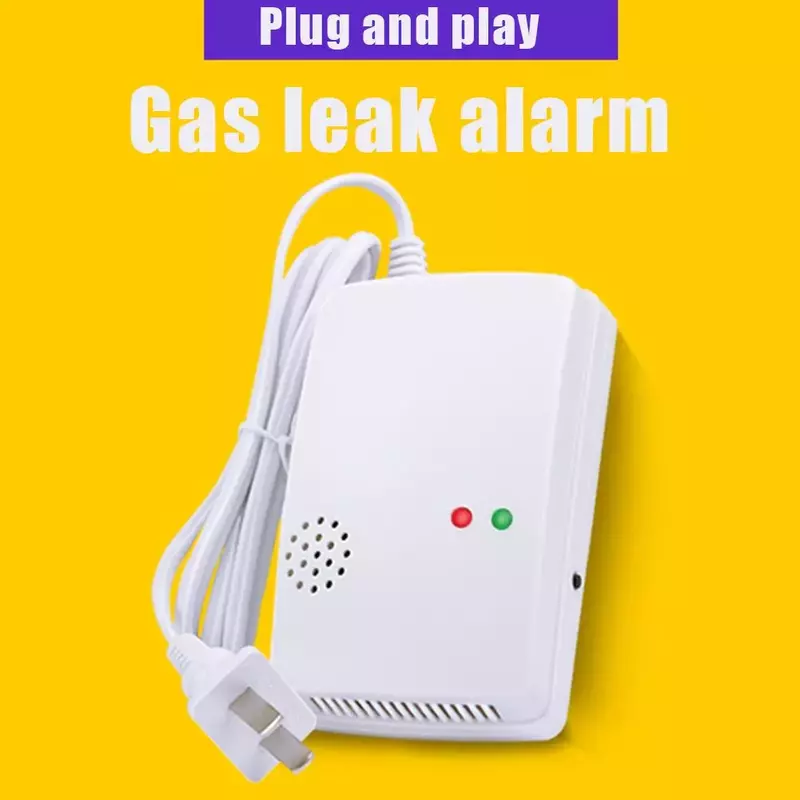 AT-300 Natural Gas Sensitive Detector Alarm Independent Gas Detector Sensor Wall Hanging Within 1m from Ceiling Board