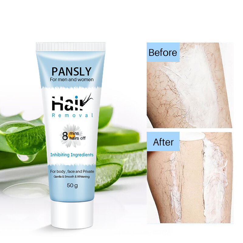 Professional Hair Removal Whitening Cream Inhibiting Friendly Painless Flawless Gentle Facial Leg Arm Body Skin Care Moisture