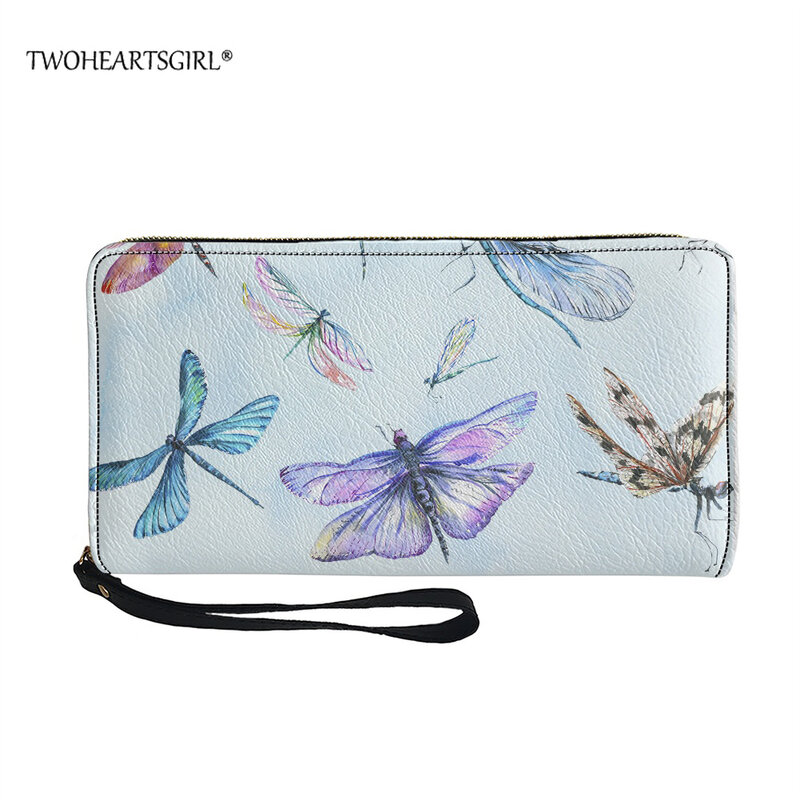 Delicate Drago Print Design Fashion Women's Pu Leather Long Wallet Coin Purse Female Wallet Multifunction Card Holder Wholesale