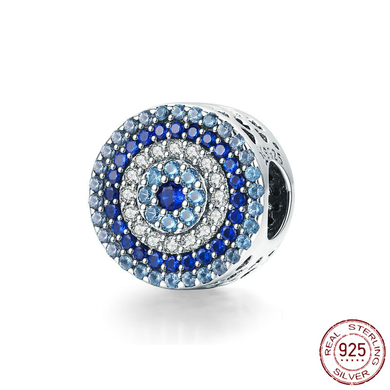 925 azul série de prata esterlina espaço avião lua série contas de vidro clipe charme ajuste original pandora pulseira pulseira de presente jóias