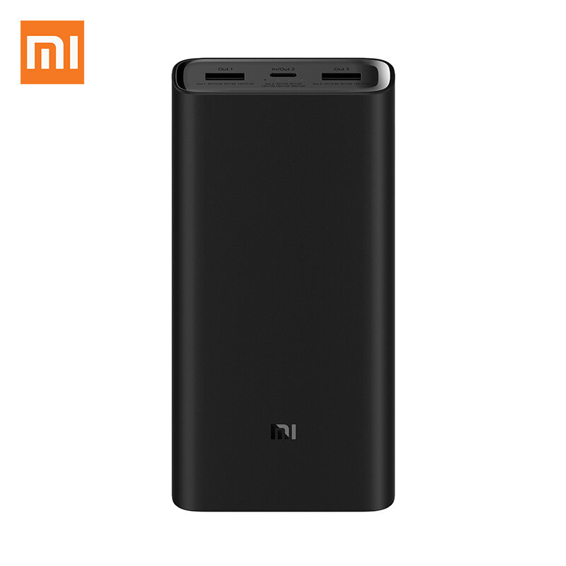 Batterie externe à charge rapide USB de type C, pour portable Xiaomi 3, PLM07ZM, Mi Powerbank, 10000 ou 20000 mAh, 45 W,