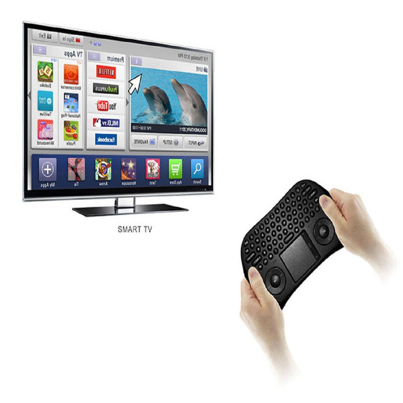 Measy GP800 2.4GHz bezprzewodowa klawiatura dla gracza Smart Air Mouse Tochpad pilot dla Android TV, pudełko/Laptop/Tablet PC