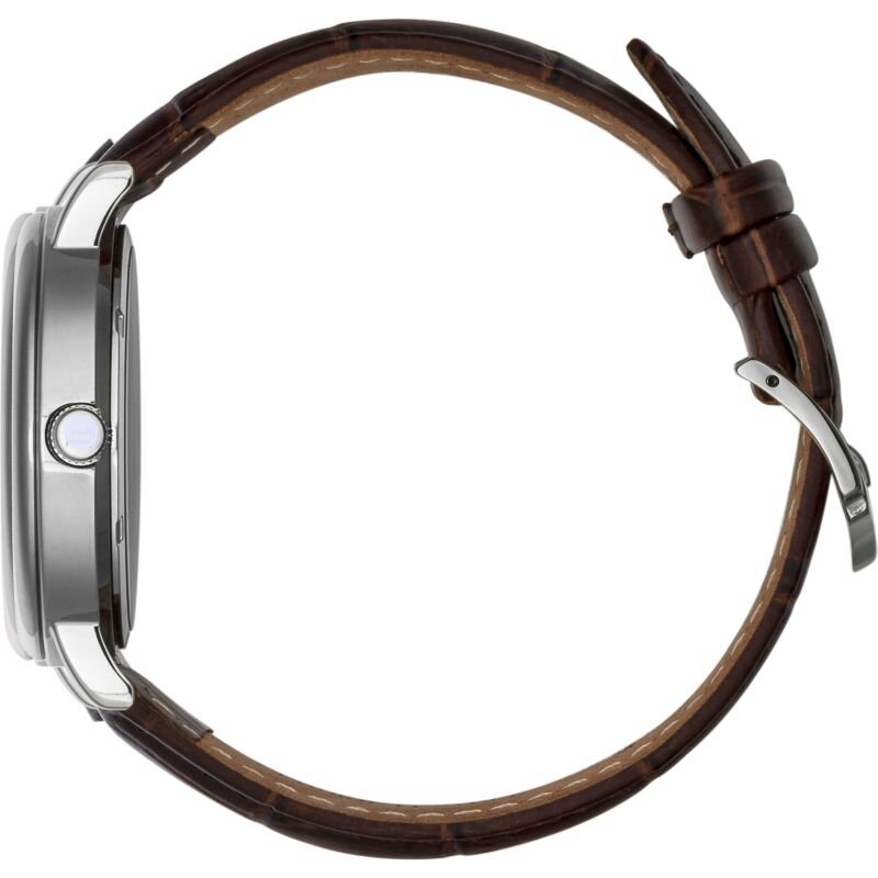 Renoj-Reloj de pulsera de cuarzo para Hombre, cronógrafo creativo de cuero, envío gratis