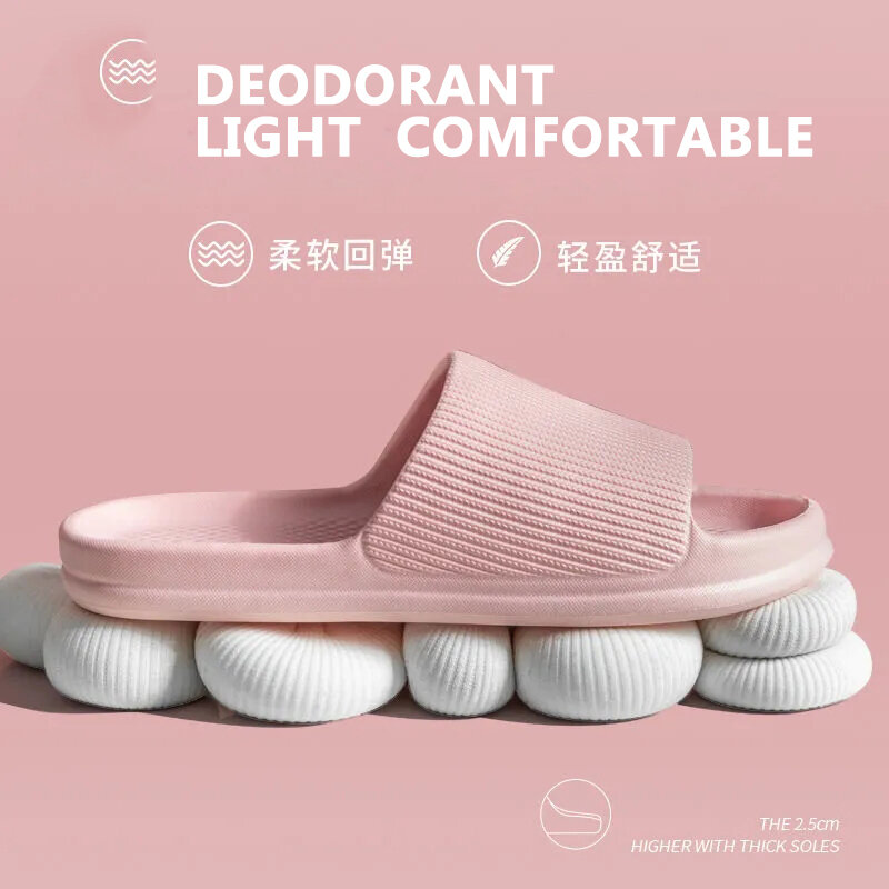 Сандалии Xiaomi для мужчин и женщин, модные Нескользящие износостойкие ЭВА на толстой подошве, удобные домашние тапочки, шлепанцы для ванной комнаты