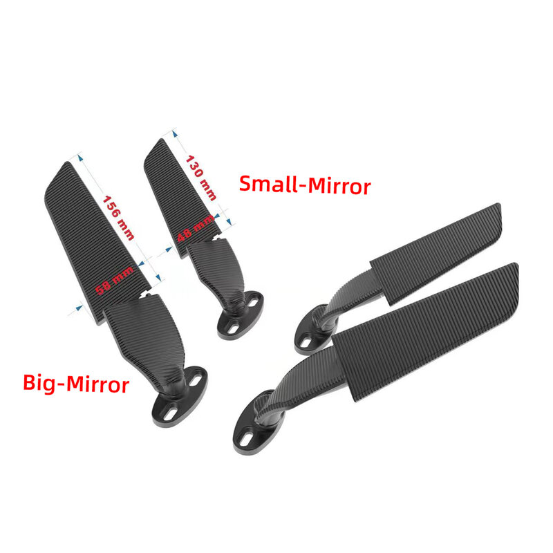 For Ducati 848 916 996 998 999 Panigale 1198 1098 1199  Motorcycle Mirror Modified Wind Wing Adjustable Rotating Rearview Mirror