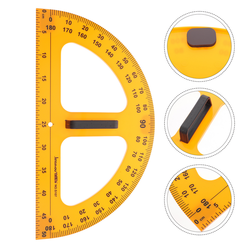 Messung Winkelmesser Kunststoff Winkelmesser magnetische Winkelmesser Lehrmittel für Tafel lehrer Mathematik unterricht