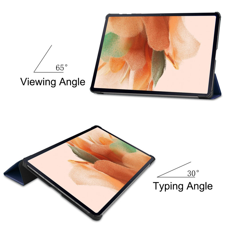 Für Samsung Galaxy Tab S6 Lite Tablet fall Smart Tri fold Ständer Magnetische Schutzhülle für Samsung Galaxy Tab S7/s8 Plus Fe shell