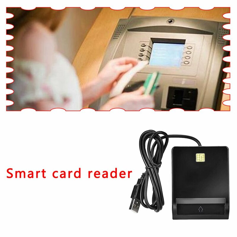 Usb sim leitor de cartão inteligente para cartão de banco ic/id sd emv tf mmc cardreaders USB-CCID iso 7816 para windows 7 8 10 linux os
