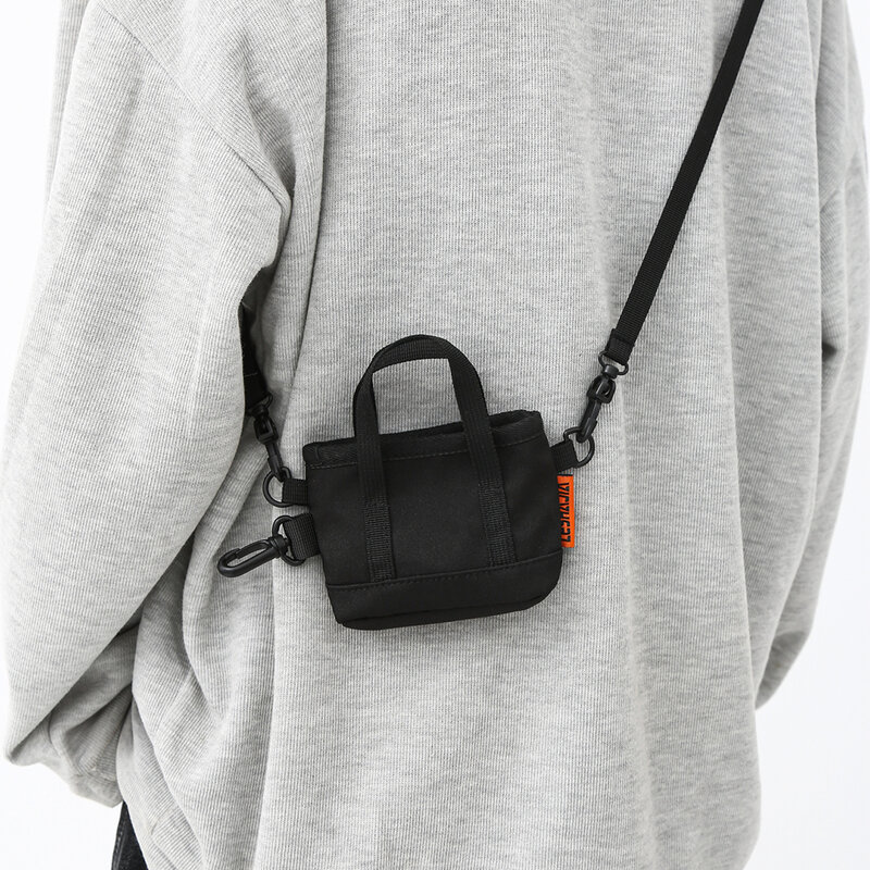 Retro Shoulder Bags Outdoor Nylon Solid Color Messenger Bag Lady Men Zipper Small Crossbody Bag for Outdoor Running