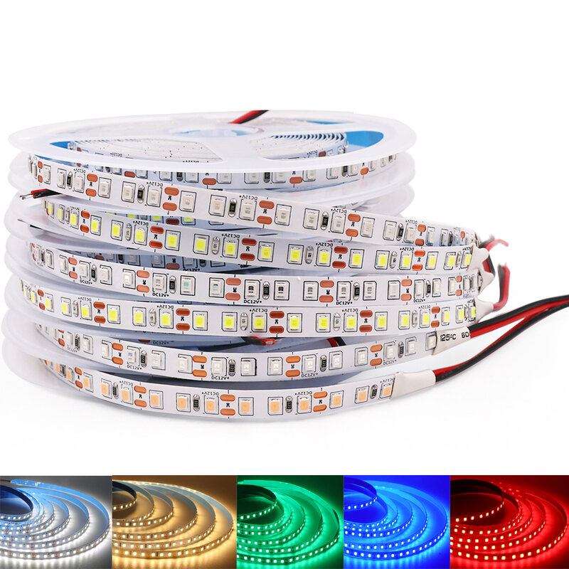 5M LED Streifen Licht 12V SMD5050 5054 2835 5630 Super Helle Flexible LED Band Wasserdichte LED Band 60/90/120/240/480/360 LEDs/M