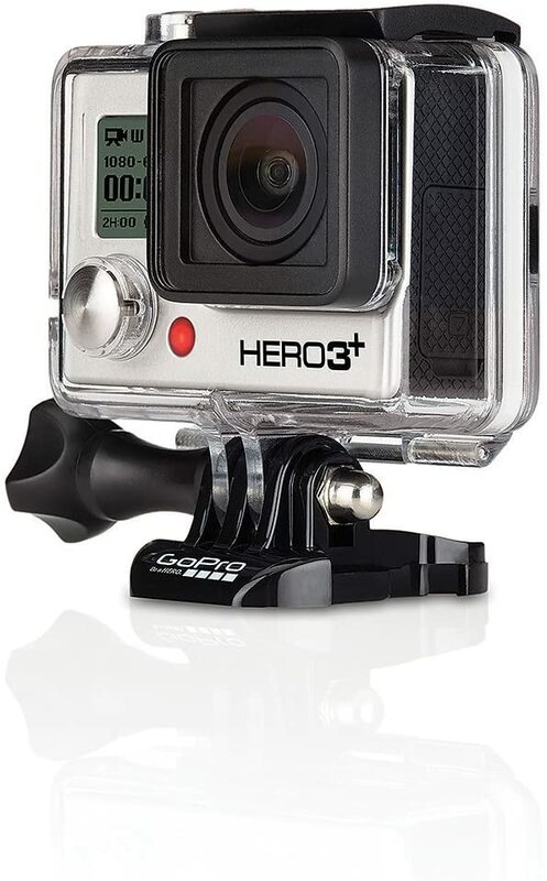 Câmera de aventura 100% original para gopro hero 3 + hero 3 +, edição preta, câmera de aventura 4k, ultra hd