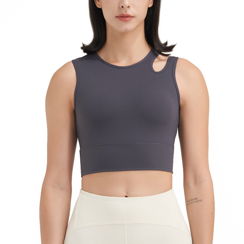 2023 Xia Laika Yoga Fitness Sports Bra Women's Bra Tank Top Shoulder Strap Hollow Yoga Bra clothes for women ropa para mujer