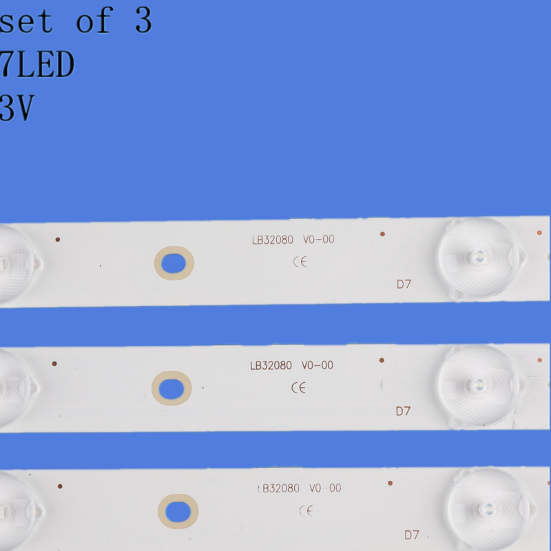 620Mm LED Backlight Strip 7 Lampu untuk Lb-pf3030-GJD2P53153X7AHV2-D 32pht410 1/60 KDL-32R330D 32phs5301 Tpt315b5-whbn0.k