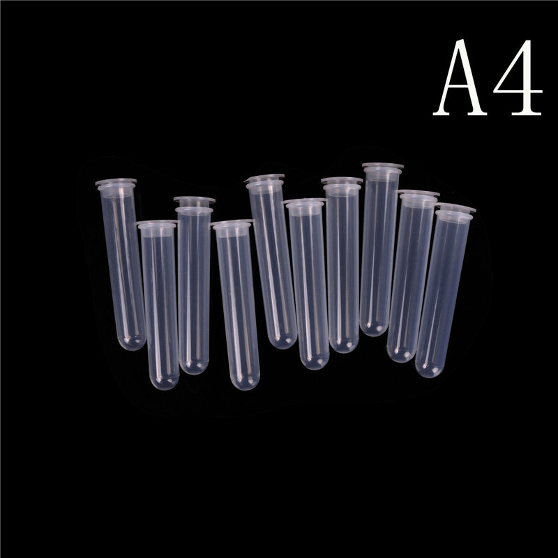 Conteneur de tubes à essai en plastique de 50Ml, 10 pièces, centrifugeuse de laboratoire à fond rond, fournitures éducatives, A1