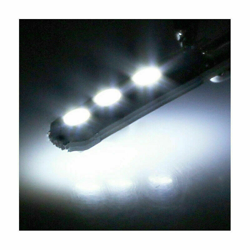 Luz trasera LED Canbus T10 para coche, lámpara sin errores, 5050 color blanco frío, 6 SMD, 2 piezas, UK Sel