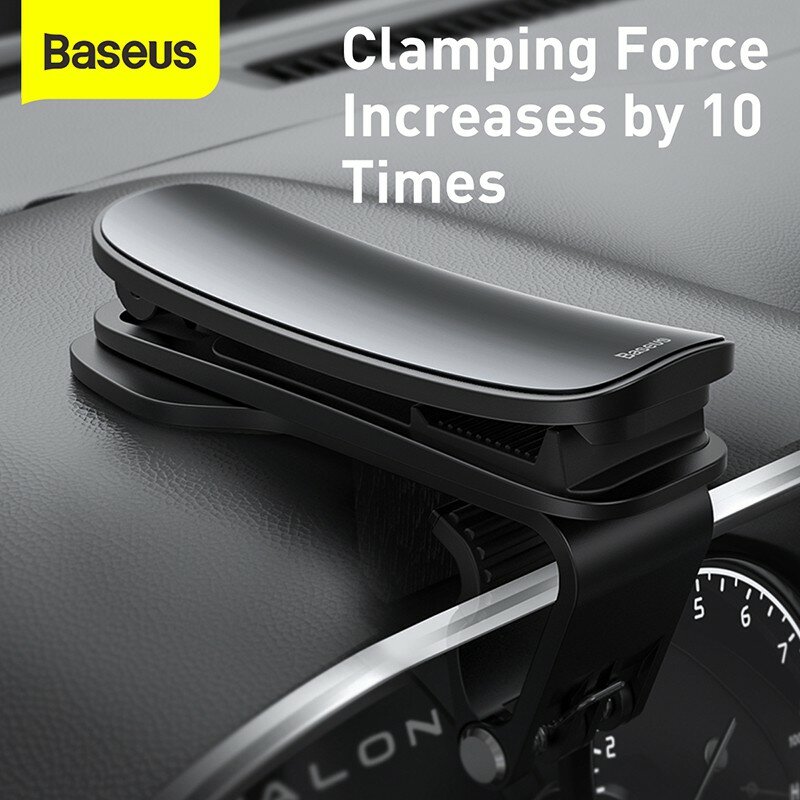 Baseus سيارة حامل هاتف محمول على لوحة القيادة 360 درجة لتحديد المواقع والملاحة