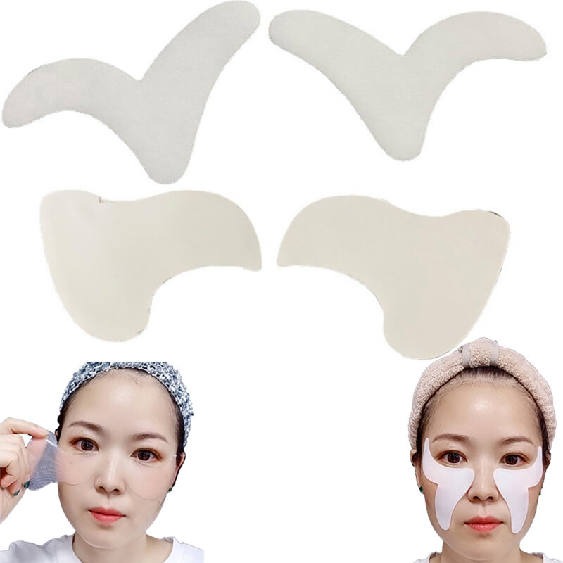 1คู่ Nasolabial พับแพทช์ Anti Rimpel แผ่นริ้วรอย MaskRemoval สติกเกอร์ Face หน้าผากคอ Eye สติกเกอร์