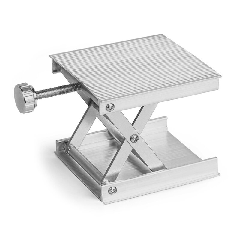 Elevador de enrutador de maquinaria de carpintería, plataforma de elevación de laboratorio de grabado ajustable, mesa de placa de experimento, soportes manuales, 30-90mm