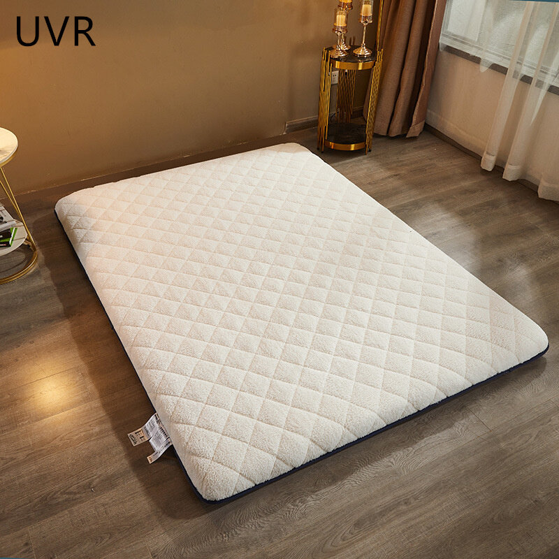 Uvr dobrável confortável almofada de alta densidade dormitório colchão algodão capa tatami almofada cama piso dormir esteira único duplo