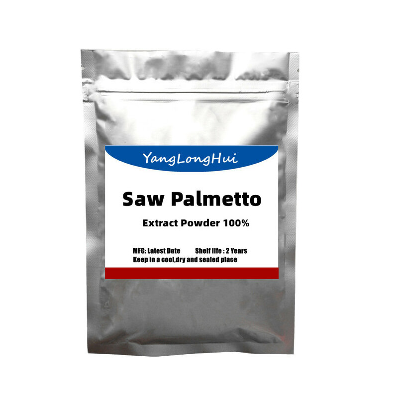 100-1000g Pure Saw Palmetto Extract 20:1 Powder,Preventing hair loss contributes to prostate health and reduces inflammation