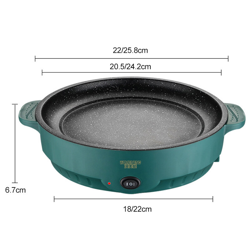 Electric Multicooker Non-stick Cooking Machine Frying Pan Barbecue Grilling Pan Omelette Maker Household Multi Rice Cookers