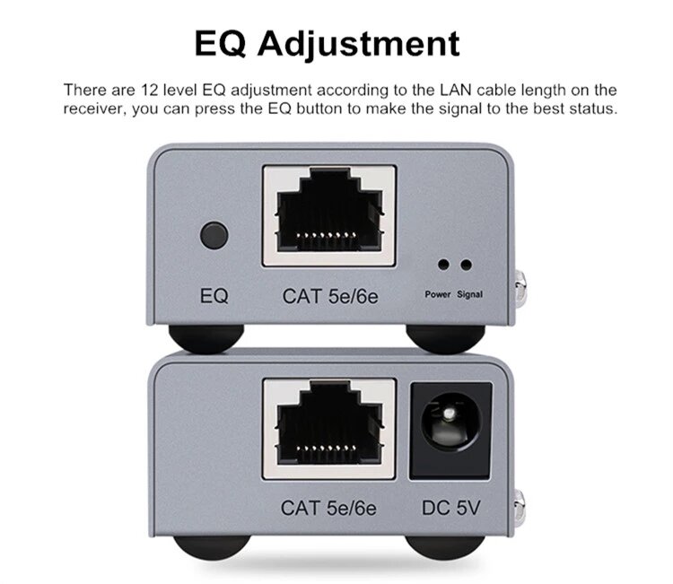 50m Ethernet HDMI Signal CAT5E/6 3D 1080p Splitter Extender sobre cat6 HDMI cable único Extender break