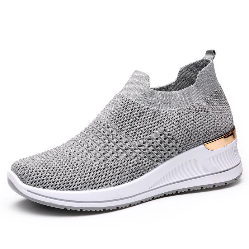 2022 Women Sneakers Slip On Shoes Woman Sneakers Solid Color Shoes For Women Plus Size Ladies Vulcanize Shoes Zapatillas Mujer