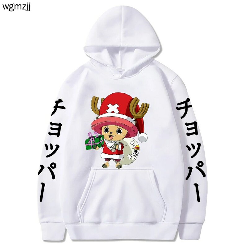 Janpanese Anime One Piece Hoodie Tony Tony Chopper Women's Hoodies Hip Hop Long Sleeve Sweatshirts Streetwear Clothes