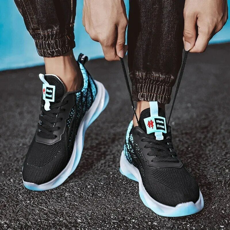 Весна 2022, мужские спортивные кроссовки для бега, подходящие ко всему дорожные туфли для студентов, повседневная мужская обувь
