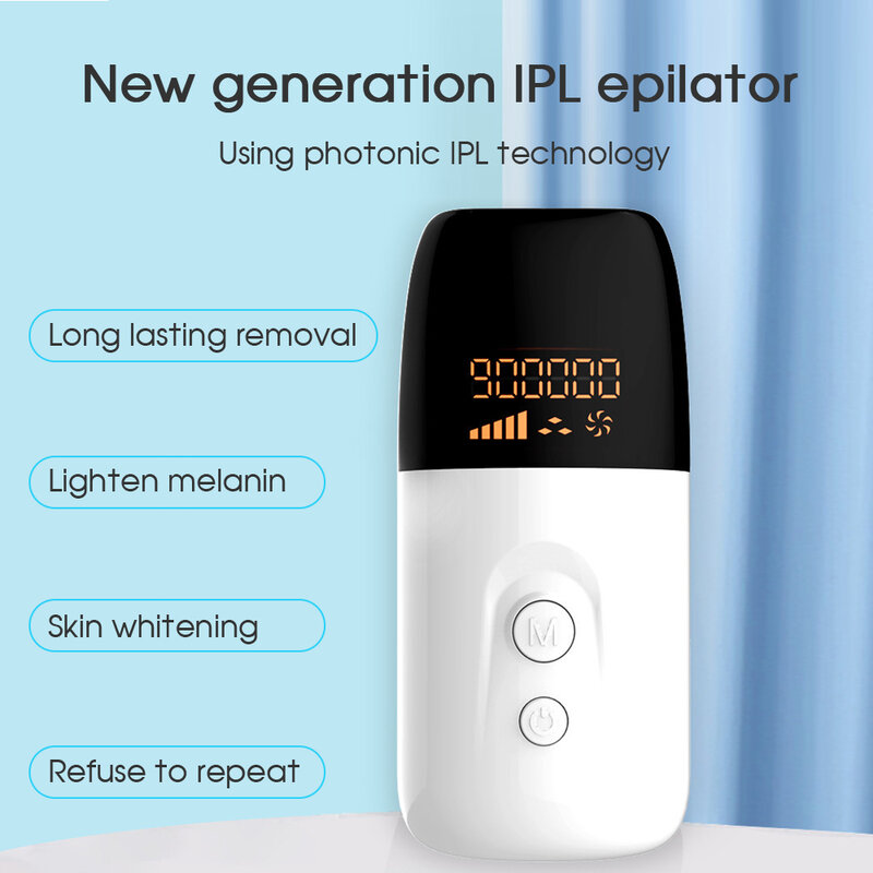 Boi портативный лазерный эпилятор для женщин 900000 5 передач фотоэпилятор постоянный безболезненный IPL машина для удаления волос устройство дл...