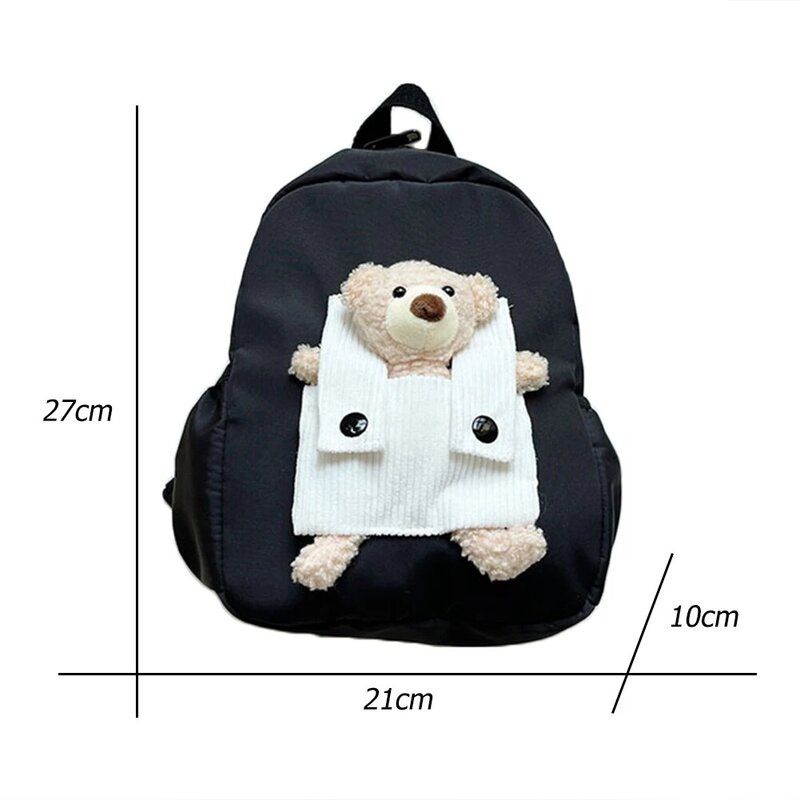 Детский рюкзак с мультяшными животными, сумка для детского сада и школы, износостойкий рюкзак для малышей, складная сумка для хранения