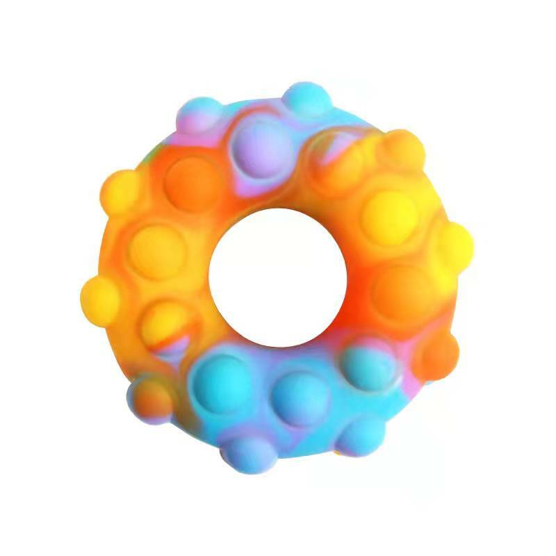 Squishy stress reliever bola fidget silicone anti-stress brinquedos empurrar bolha para crianças adulto crianças à prova dwaterproof água presentes engraçados