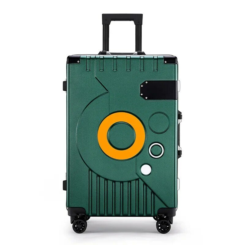 2022 Reizen Spinner Bagage 20/22/24/26 Inch Aluminium Frame Rollende Koffer Vrouw Mode Trolley Case Boarding doos