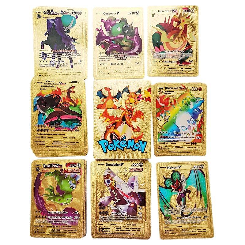 Novo 25-54 pçs pokemon 25 vmax gx melhor venda crianças batalha versão inglês jogo tag equipe brilhando vmax tomy pokemon cartões