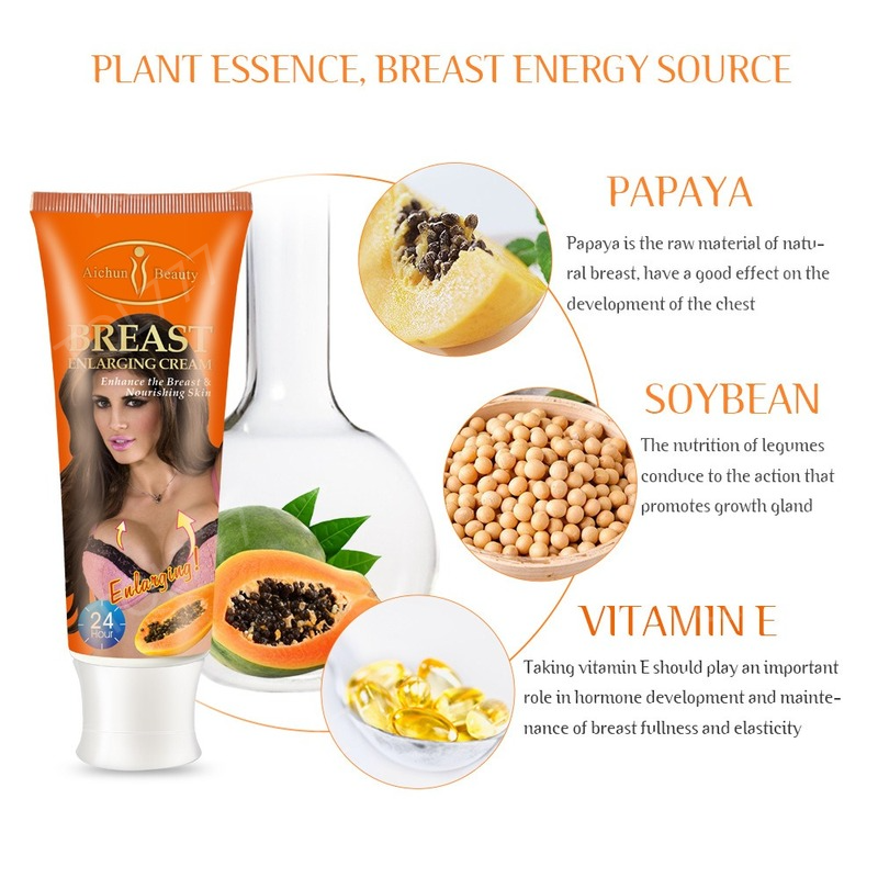 Papaya Beauty Cream Breast Care Curvature, Moisturizing, Lifting, Breast Enlargement Sexy Woman Body Massage Enlargement Cream